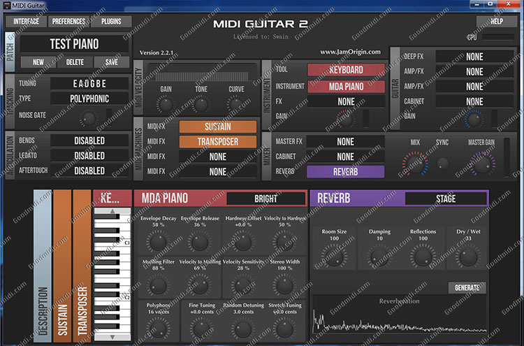 将吉他变成MIDI控制器:Jam Origin MIDI Guitar PC版