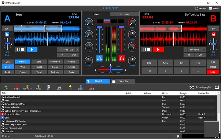 Program4Pc DJ Music Mixer v8.3