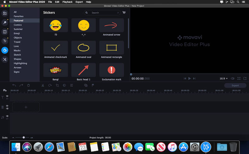 Movavi Video Editor Plus 2020 Mac版