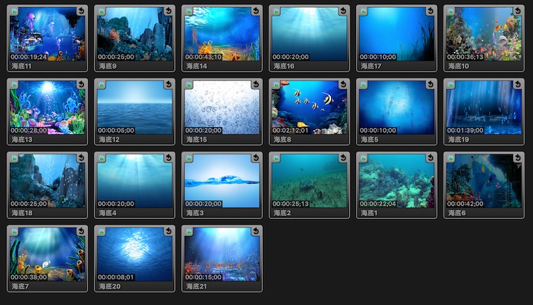 海底视频素材21个