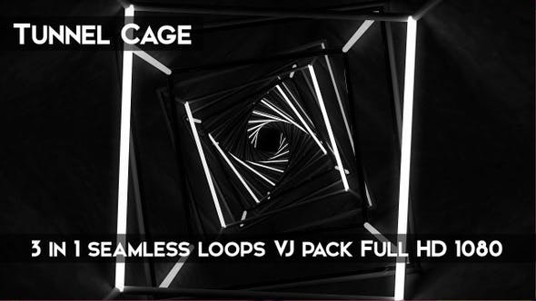 Tunnel Cage VJ Loops 27367738